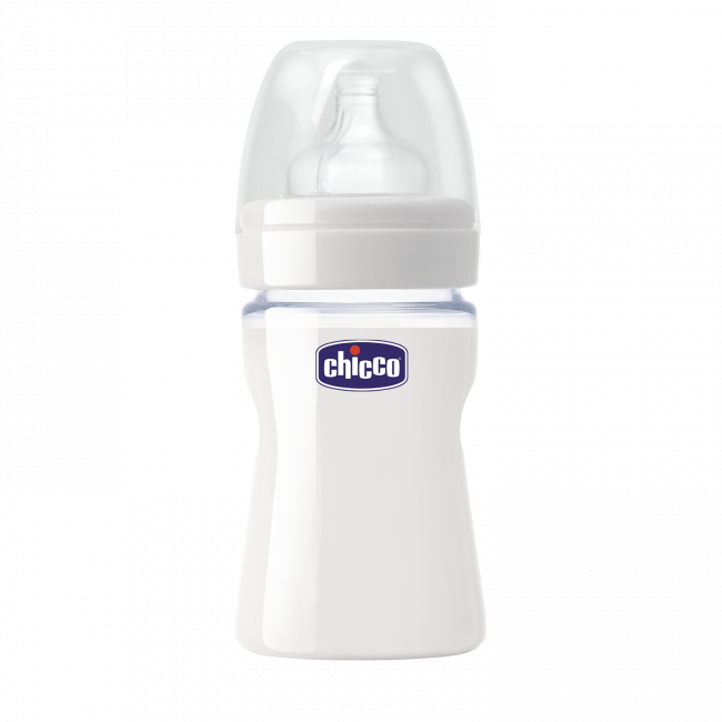 Chicco Glass Bottle - Well Being 0 m+ 150 ml