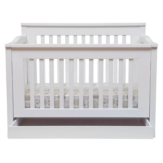 Cocoon Flair Cot & Mattress - White