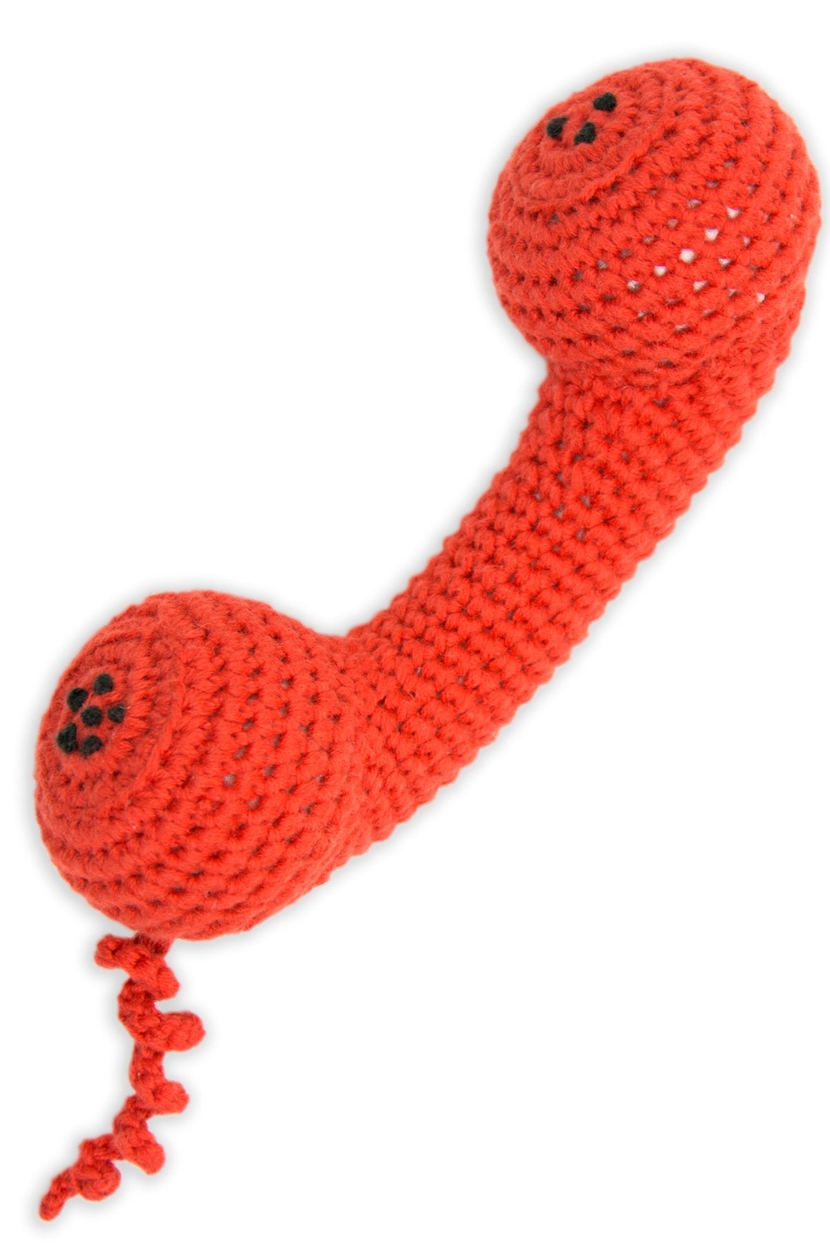 Weegoamigo Crochet Rattle - Vintage Phone