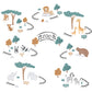 Lolli Living Day at the Zoo Wall Decal Set