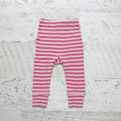 Merino Baby Pant - Pink Stripe