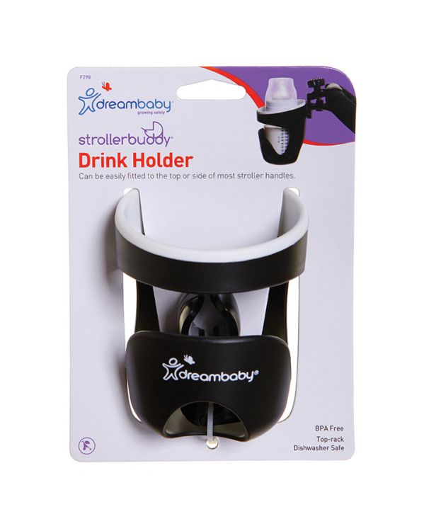 Dreambaby F298 Stroller Buddy Drink Holder Black