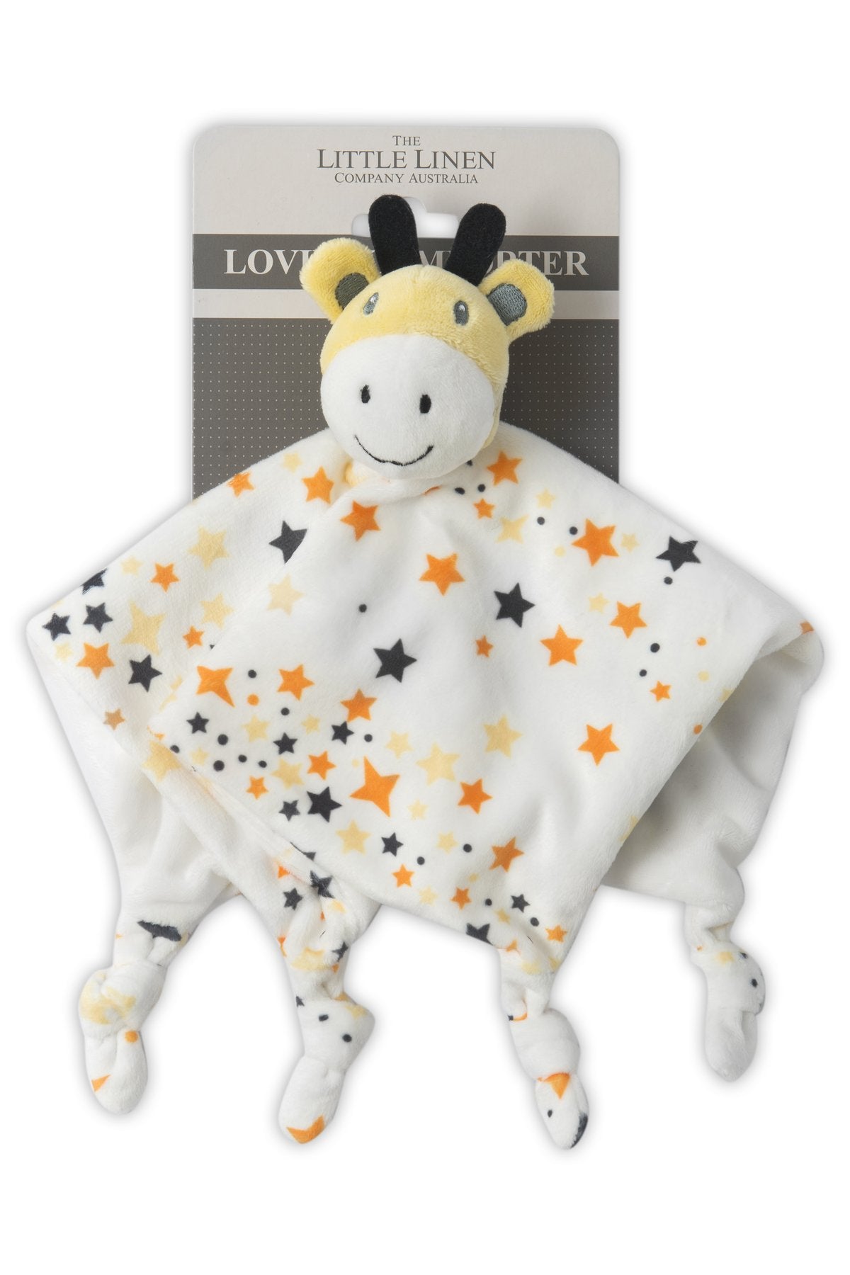 Little Linen Lovie Comforter - Giraffe Star