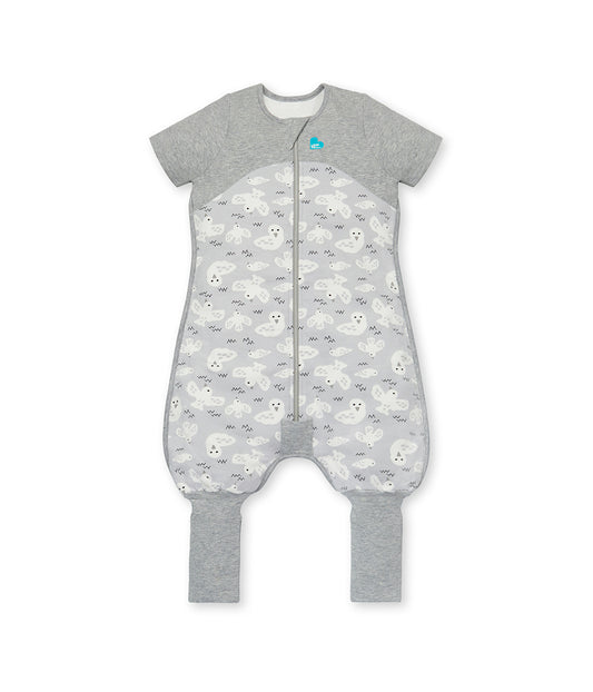 Love To Dream Organic Cotton Sleep Suit 1.0 Tog Grey Doves