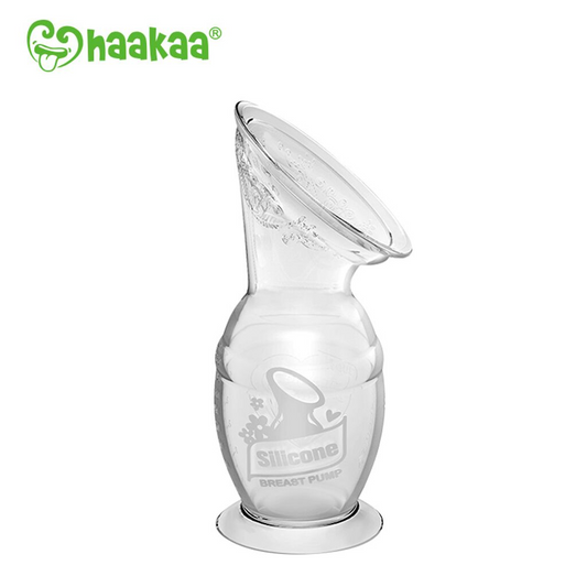 Haakaa Silicone Breast Pump with Suction Base - 150 ml