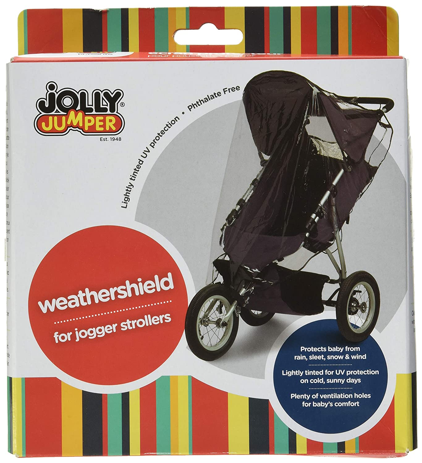 Jolly Jumper Weathershield For Jogger Stroller 3 Wheel