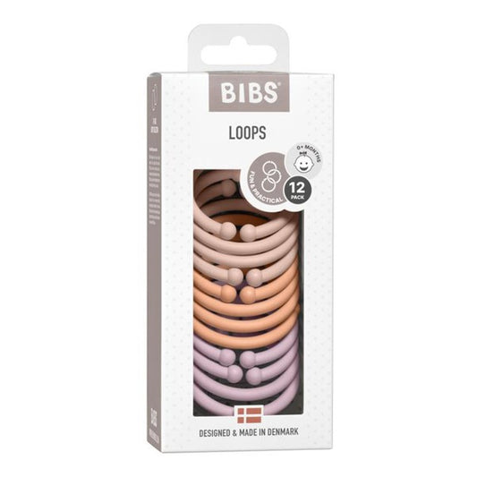 Bibs Loops - 12 pce Blush/Peach/Dusky Lilac