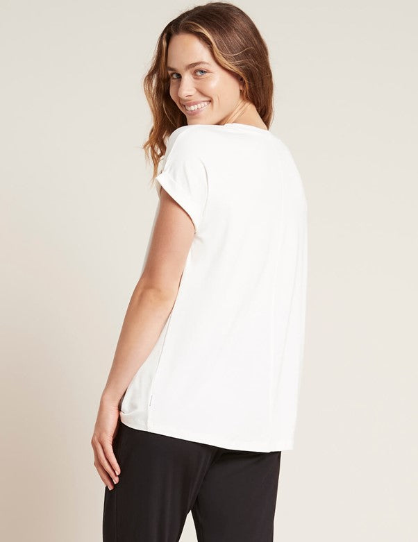 Boody Downtime Lounge Top - Natural White