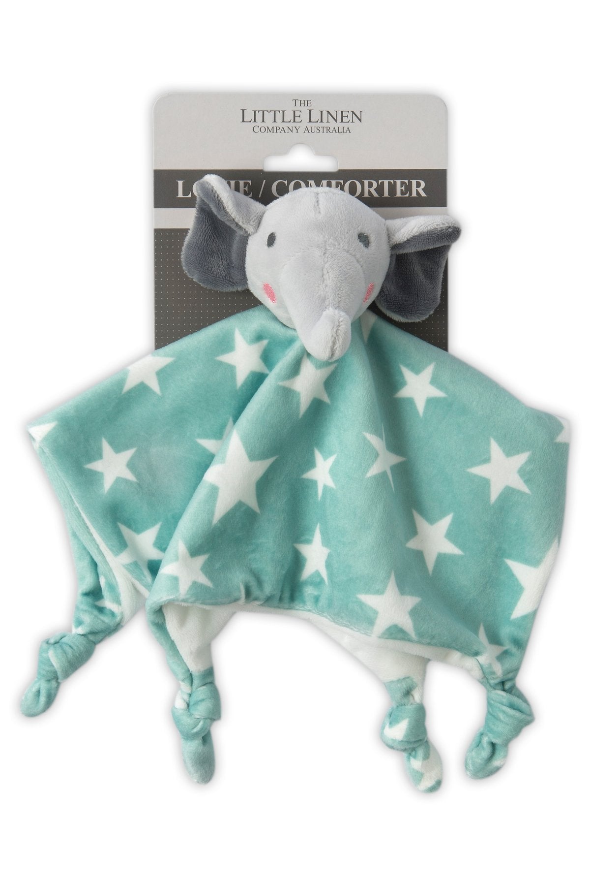 Little Linen Lovie Comforter - Elephant Star