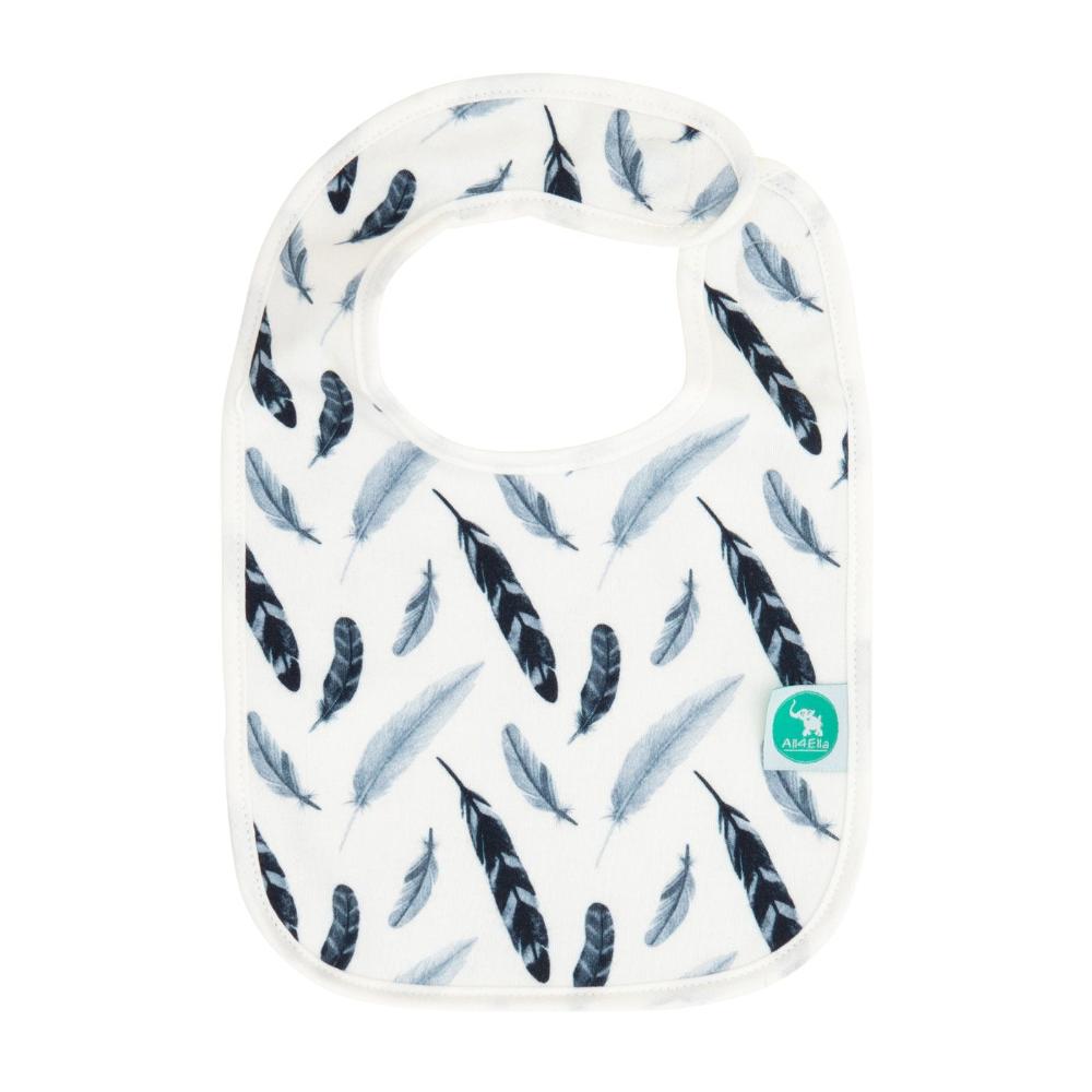 All4Ella Magnetic Bib - Feathers