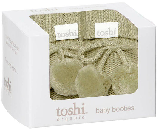Toshi Organic Booties - Marley Olive