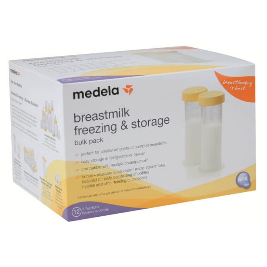 Medela Breastmilk Freezing & Storage 80ml 12 pk