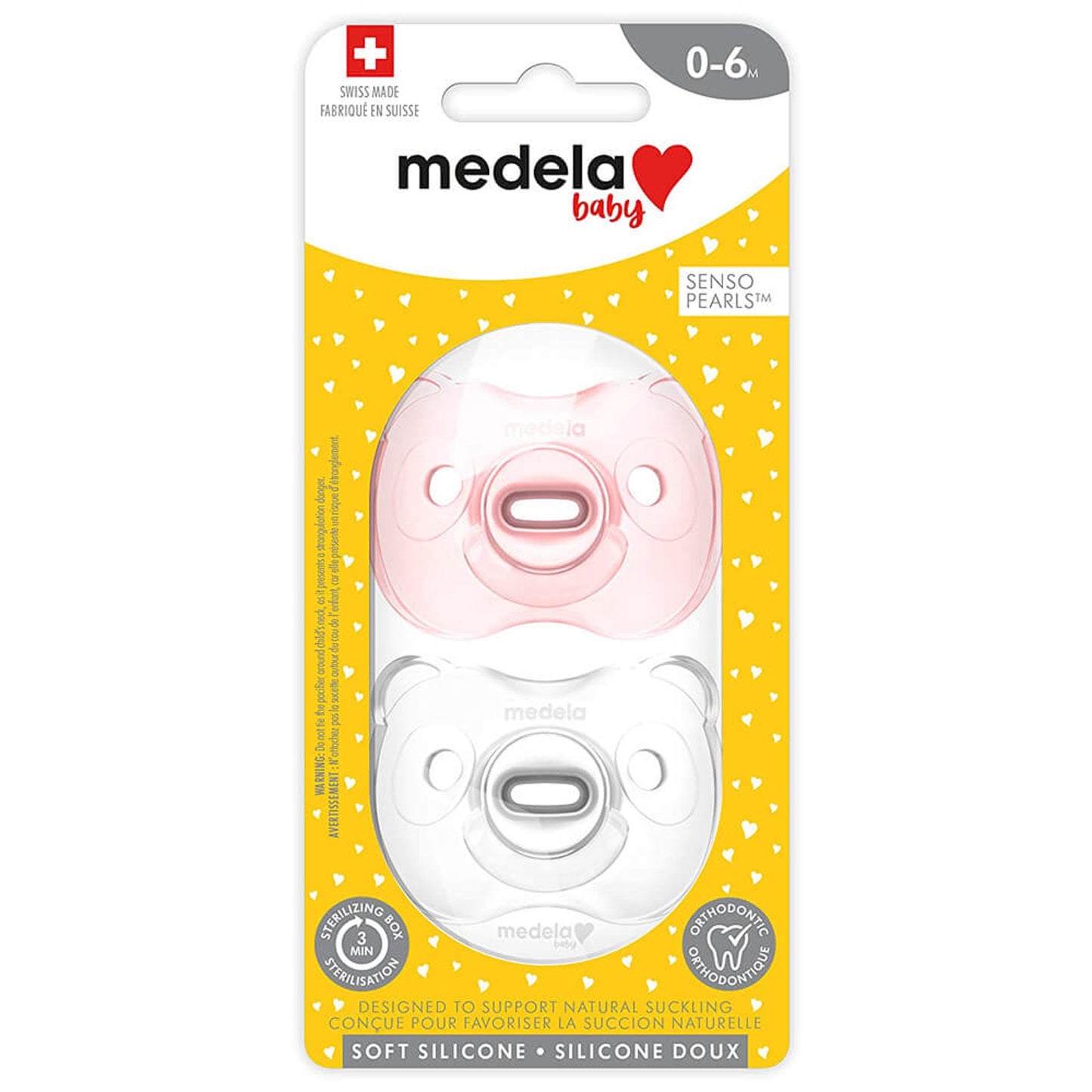 Medela Silicone Soother 2 pk - 0-6 mths