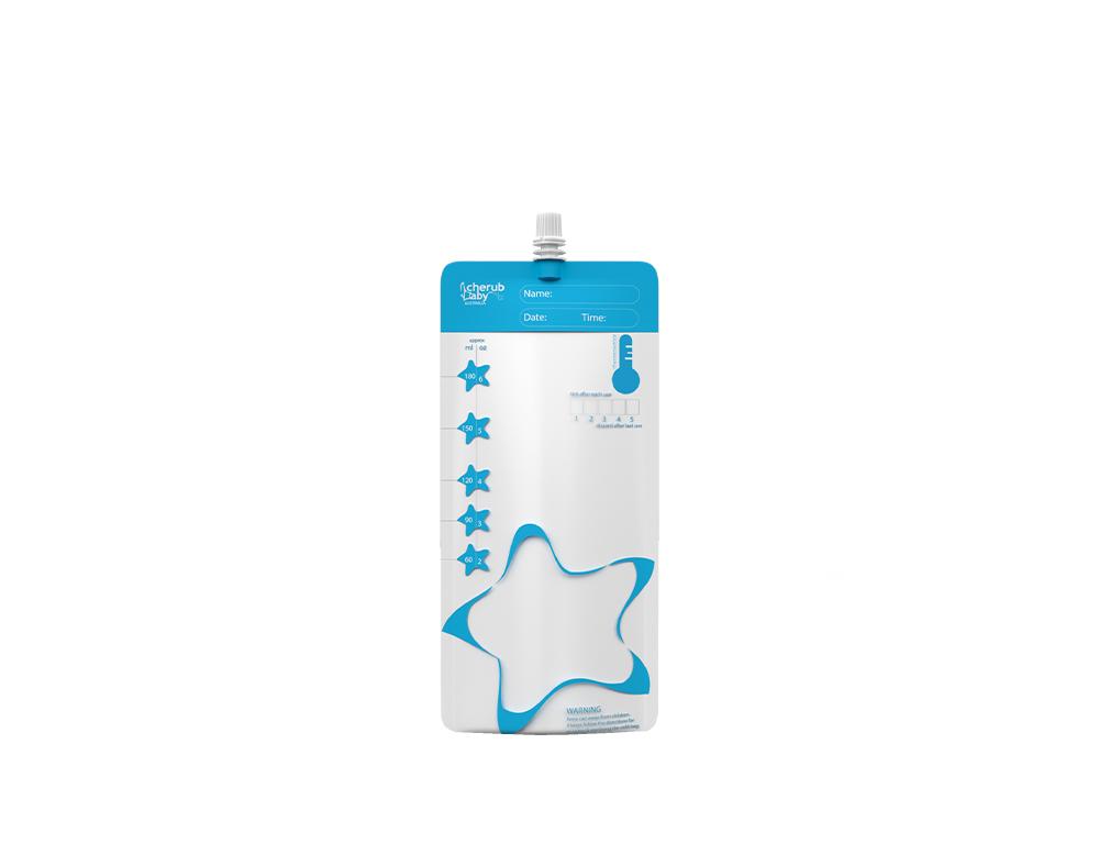 Cherub Baby Re Usable Thermosensor Breast Milk Bags 10 Pk