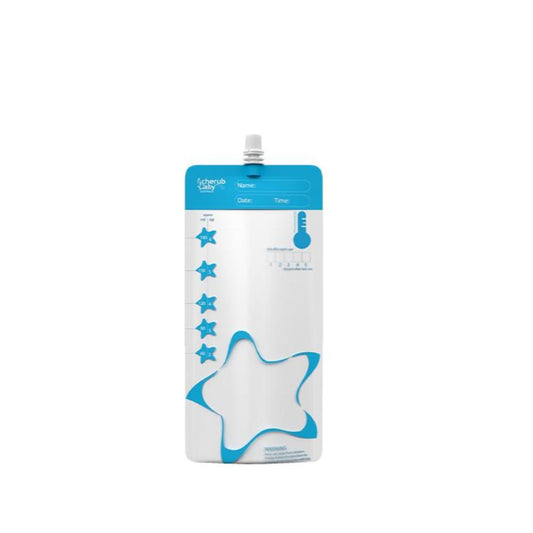 Cherub Baby Re Usable Thermosensor Breast Milk Bags 10 Pk
