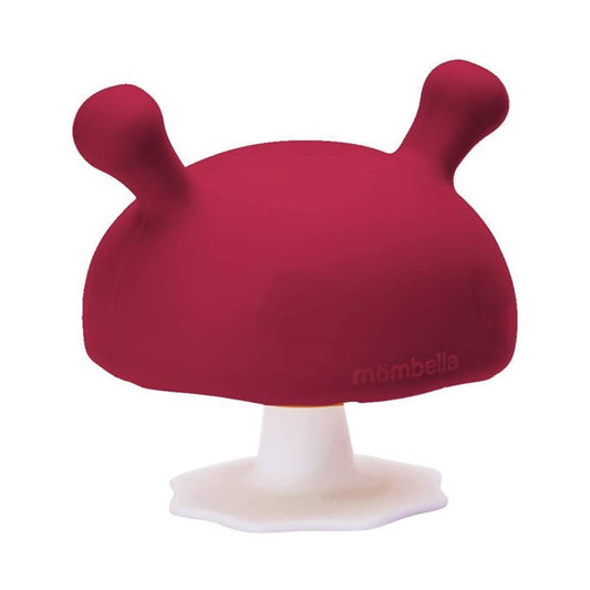 Mombella Mushroom Teether Toy - Chimney Red