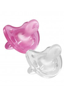 Chicco Soother Physio Soft 2 Pk Girl