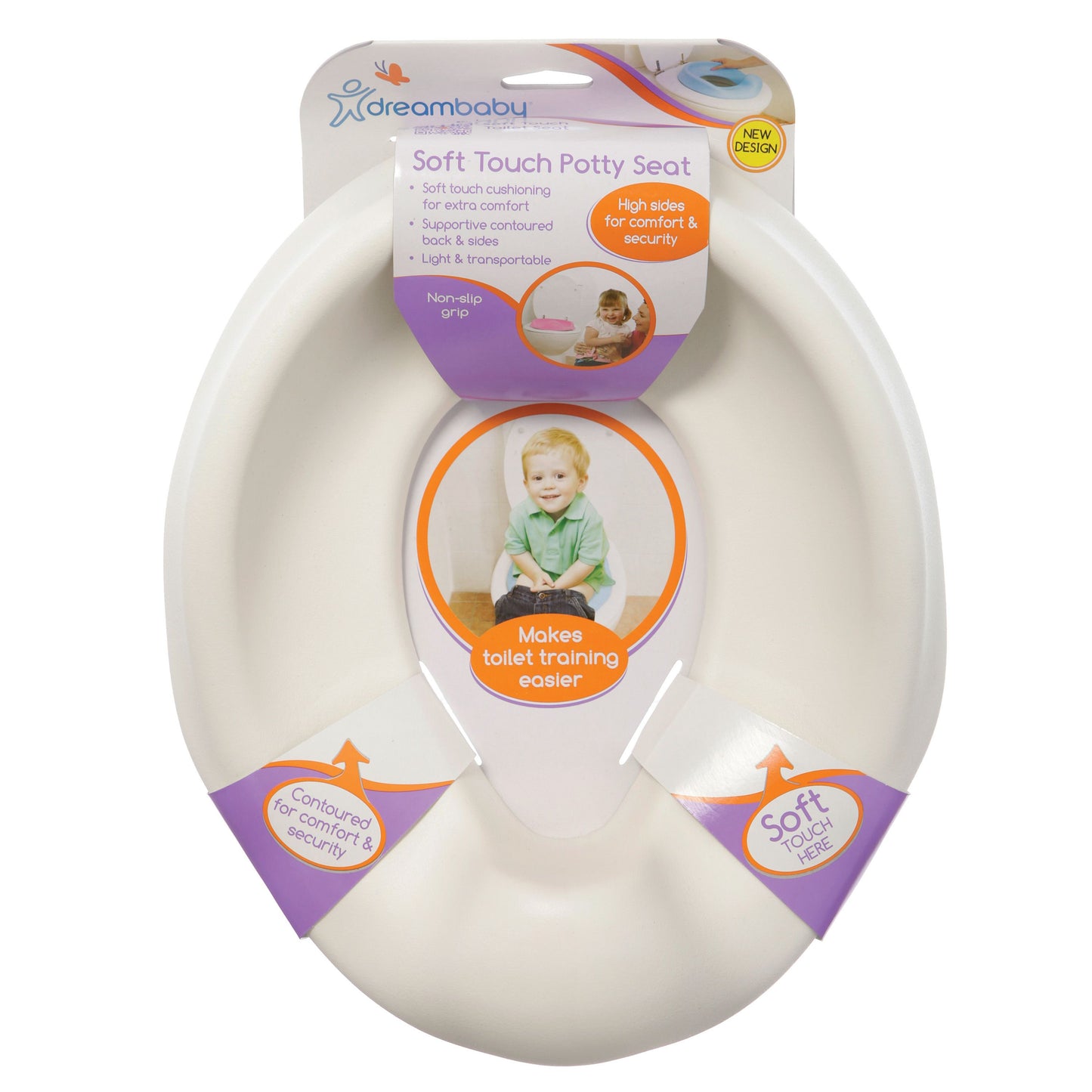 Dreambaby F677 Comfy Contoured Potty Seat White