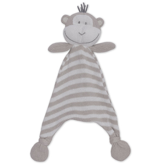 Living Textiles Knitted Security Blanket - Max the Monkey