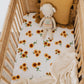 Snuggle Hunny Kids Fitted Cot Sheet - Sunflower