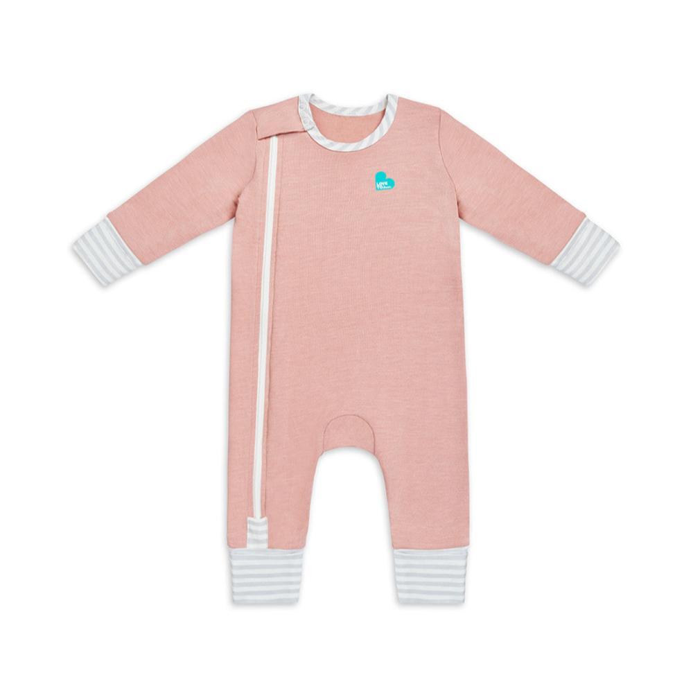 Love to Dream Ecovero Side Zip Romper - Rose