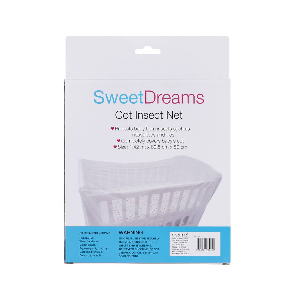 Insect Net Cot Sweet Dreams Cot Insect Net – babygoodswarehouse