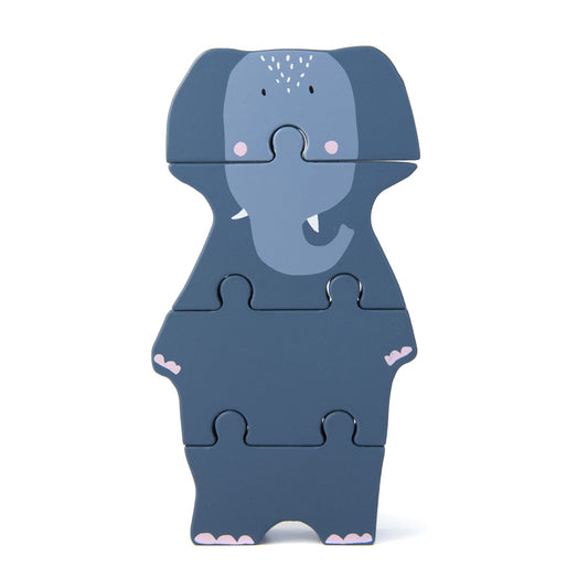 Trixie Wooden Body Puzzle - Mrs Elephant