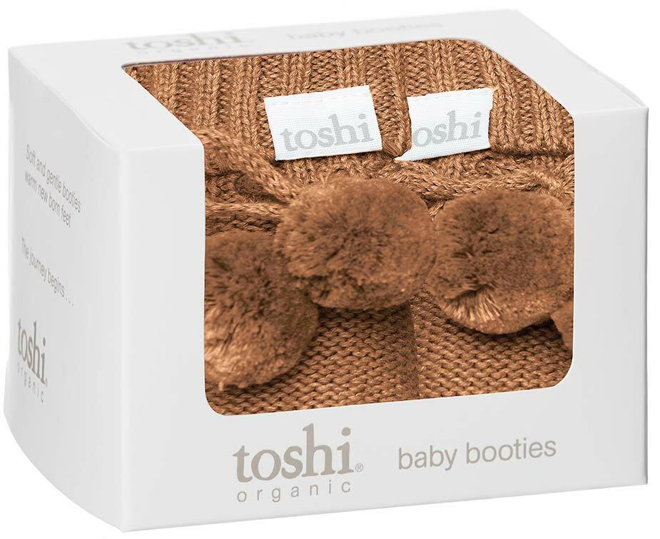 Toshi Organic Booties - Marley Walnut